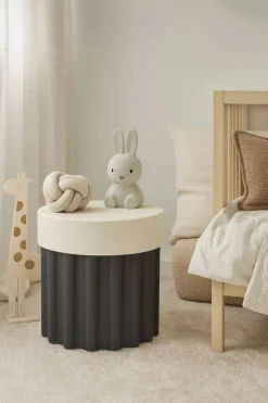 Minimalistyczny stolik SCOTT czarny beż * HowHomely Discount