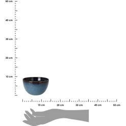 Misa ceramiczna Ocean Stone w kolorze niebieskim 660 ml