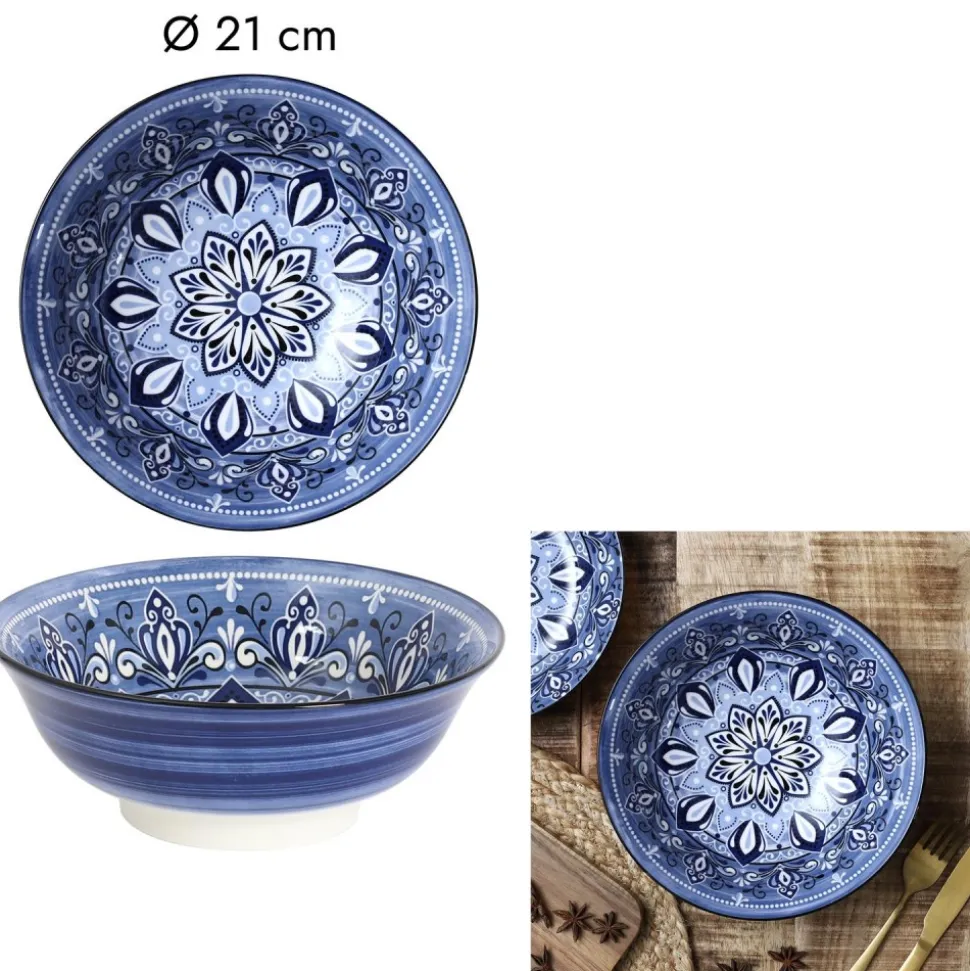 Misa ceramiczna Oriental Blue 21 cm