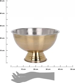 Misa na nóżce złota ze stali 39,5 cm