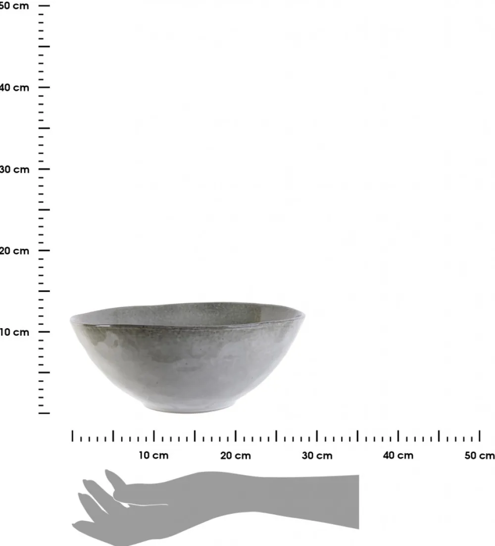 Misa ceramiczna sałatkowa Luna 3L szara * HowHomely Sale