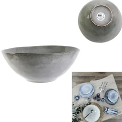 Misa ceramiczna sałatkowa Luna 3L szara * HowHomely Sale