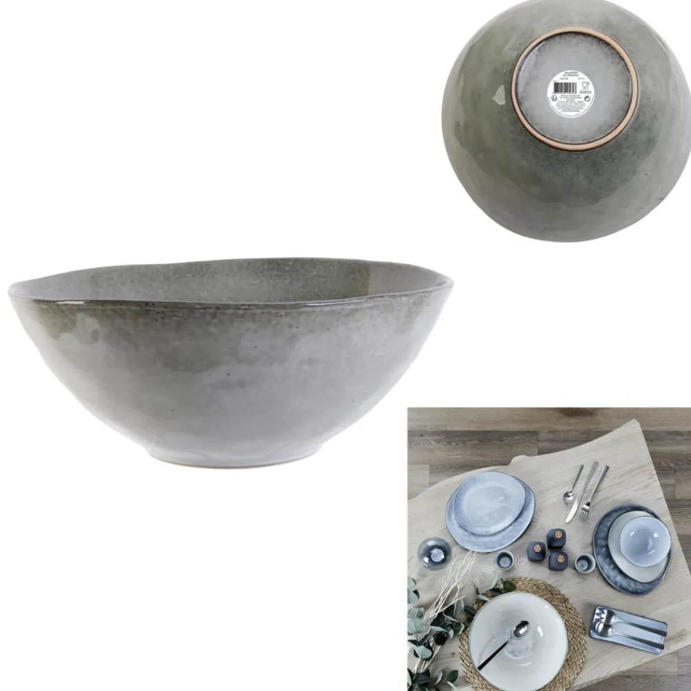 Misa ceramiczna sałatkowa Luna 3L szara * HowHomely Sale