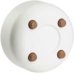 Misa TERRA na nóżkach recykling kremowa h14,4x29,7 cm * HowHomely Best