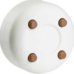 Misa TERRA na nóżkach recykling biała h14,4x29,7 cm * HowHomely Clearance
