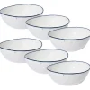 Miseczki porcelanowe 12 cm 6 szt. Pebbles