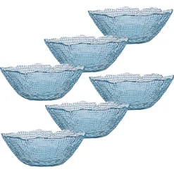 Miseczki 16x5 cm 6 szt. Roche niebieskie
