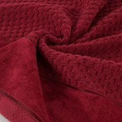 Mięsisty ręcznik FRIDA 70x140 bordowy * EUROFIRANY B.B. Choczyńscy Sp.J. Discount