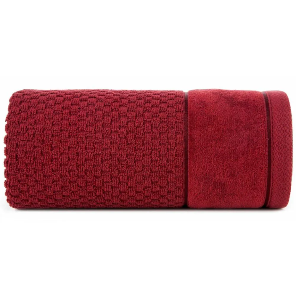 Mięsisty ręcznik FRIDA 70x140 bordowy * EUROFIRANY B.B. Choczyńscy Sp.J. Discount