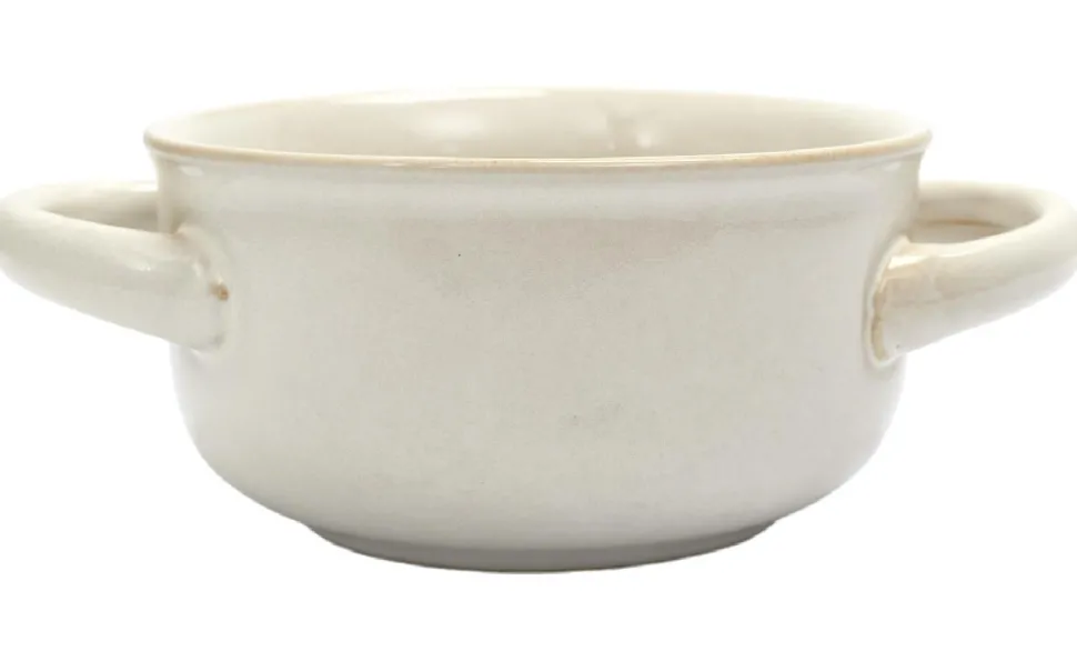 Miska ceramiczna do zupy Luna kremowa