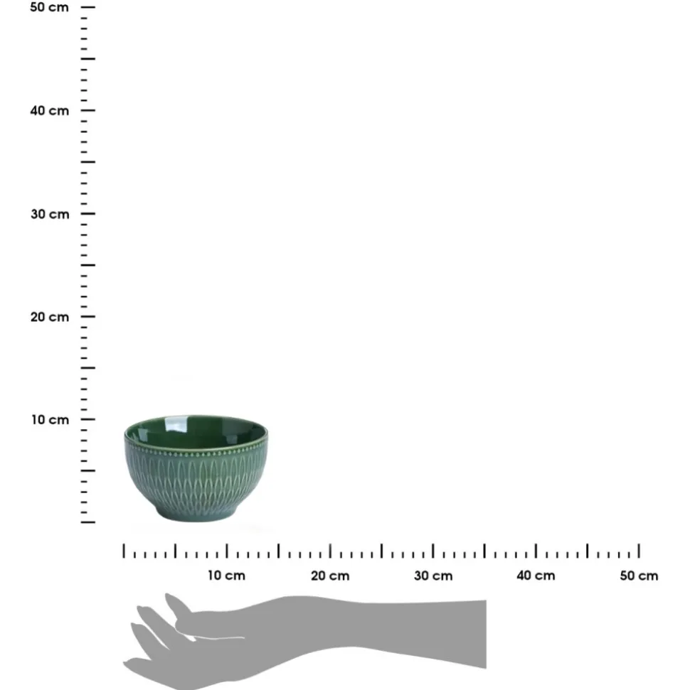 Miska ceramiczna zielona 650 ml