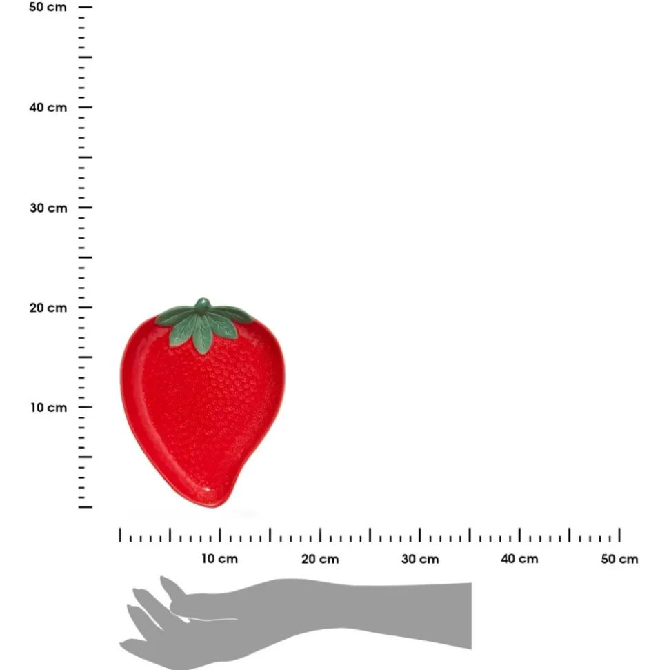 Miska na przekąski Strawberry 21x16 cm