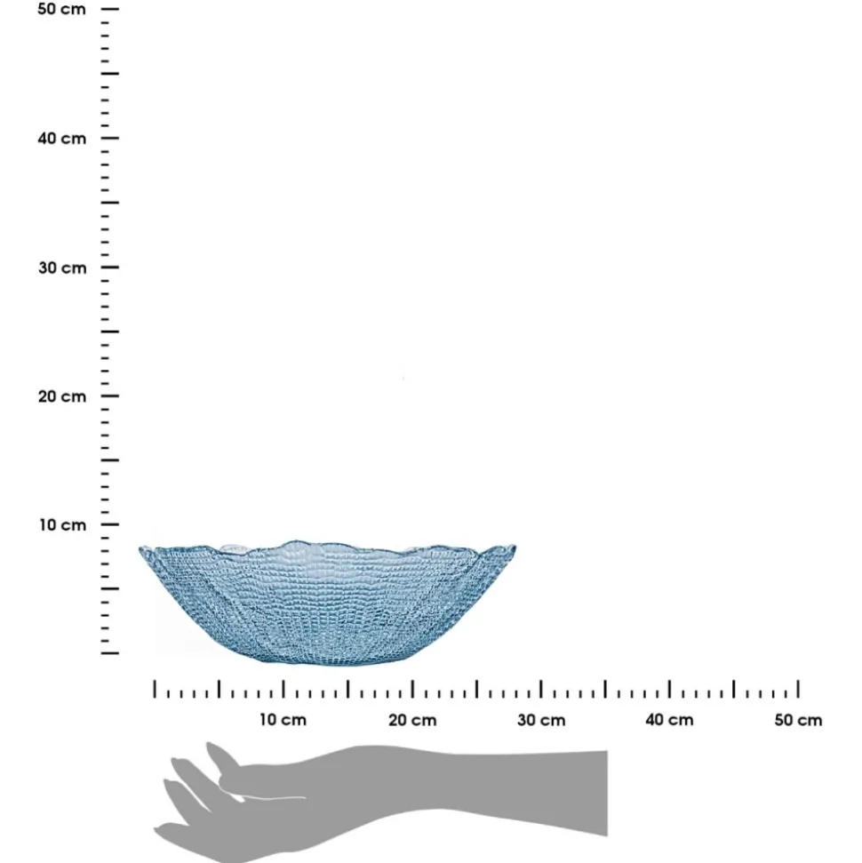 Miska na sałatkę 27,5 cm Roche niebieska