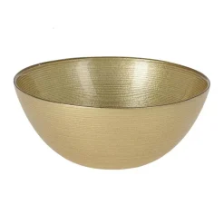 Miska szklana złota na przekąski 15 cm