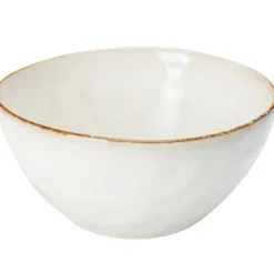 Miska bulionówka biała z brązową krawędzią 620 ml * Siaki Collection Clearance