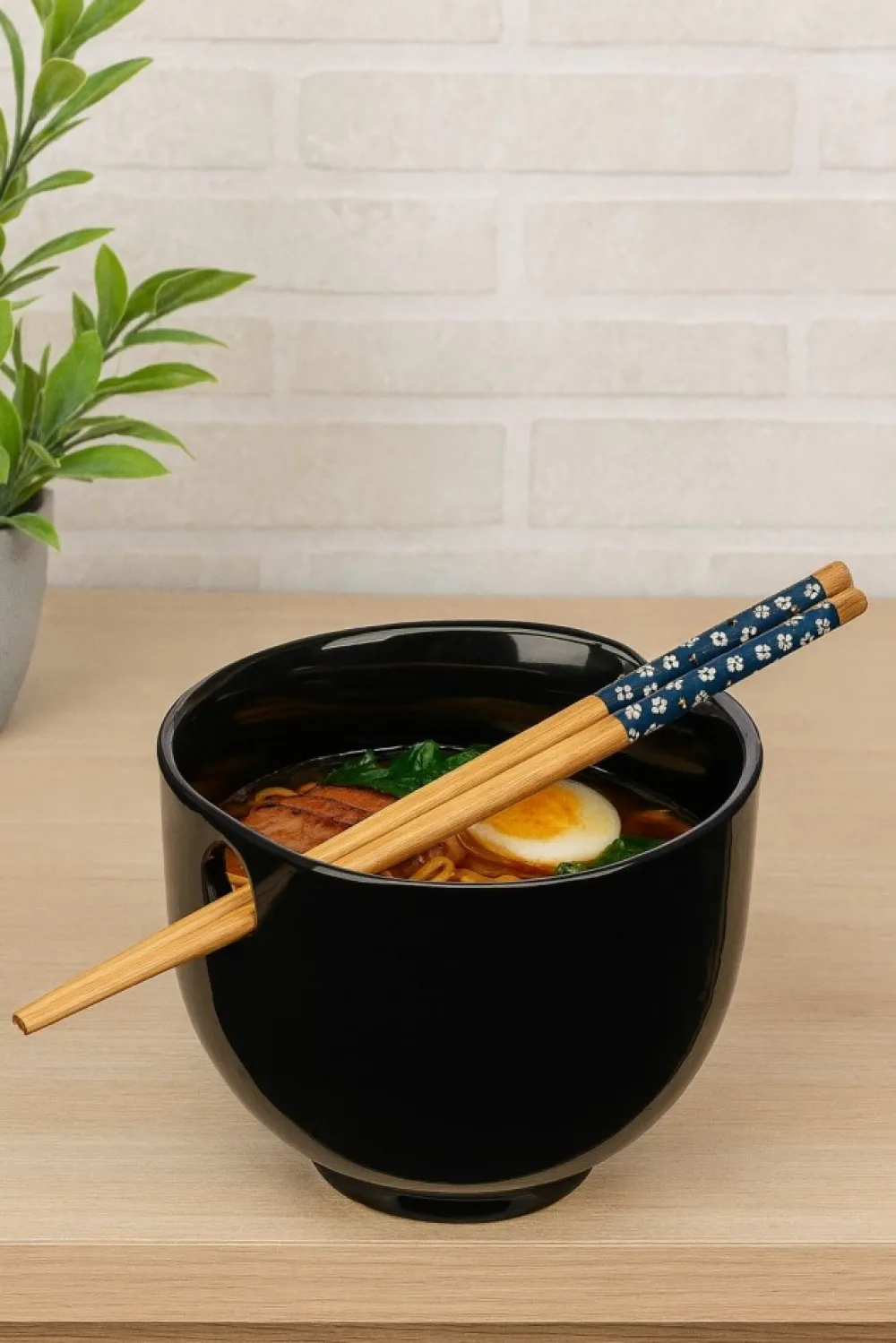 Miska ramen z pałeczkami czarna * KINVARA Clearance