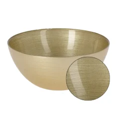 Miska szklana złota na przekąski 21 cm * Siaki Collection Best