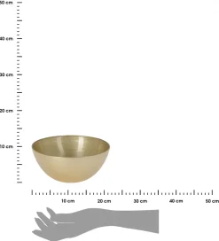 Miska szklana złota na przekąski 21 cm * Siaki Collection Best