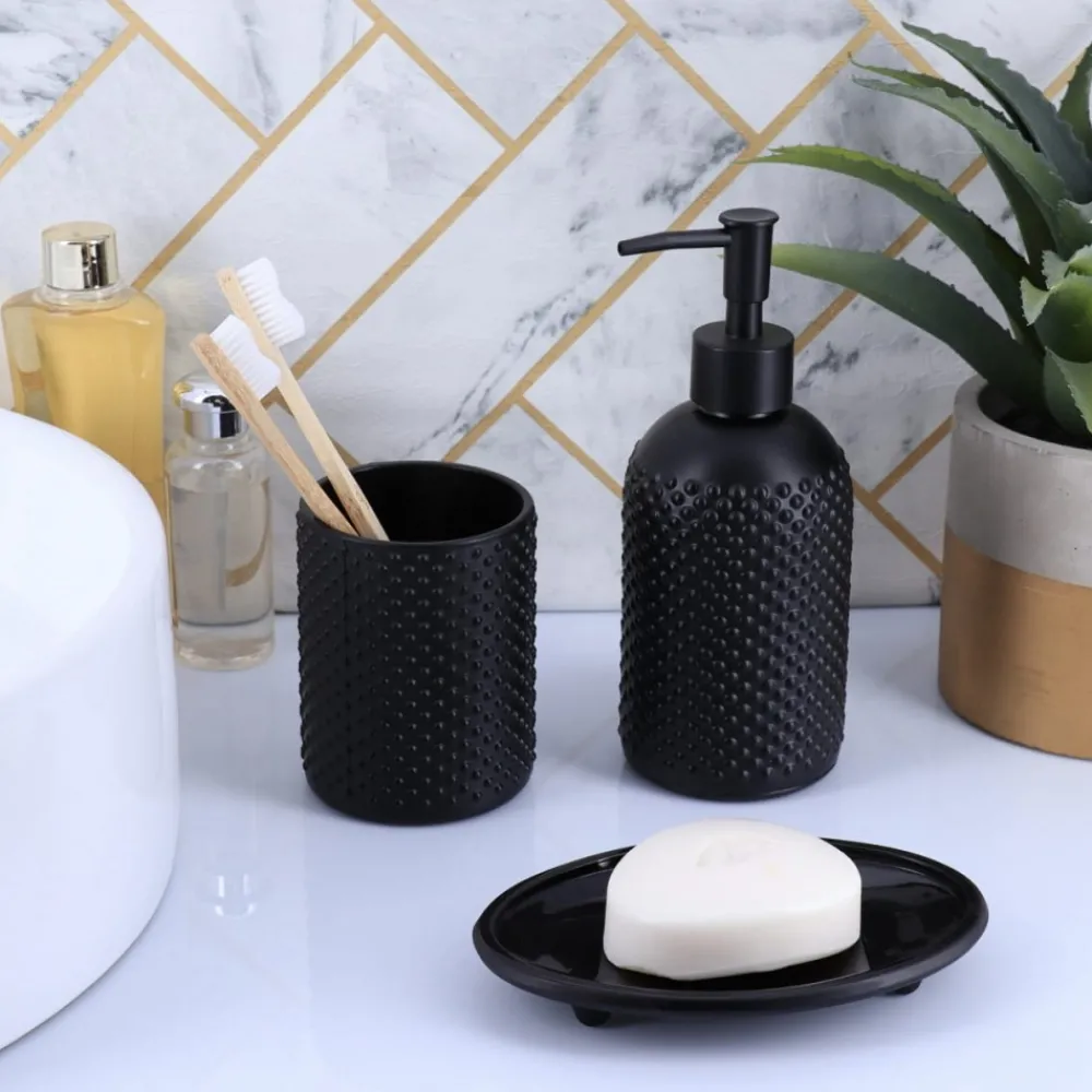 Mydelniczka łazienkowa Cerelle czarna * TENDANCE Discount