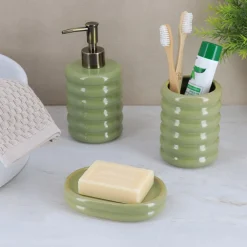 Mydelniczka łazienkowa Olive zielona * TENDANCE New