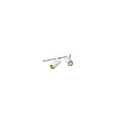 Narożna Lampa Sufitowa Spot MONO Biały Złoty 8xGU10 2x1,5m