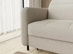 Narożnik z funkcją spania Gomsi P Royal 18 kremowy