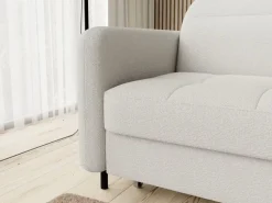 Narożnik z funkcją spania Gomsi P Royal 01 biały
