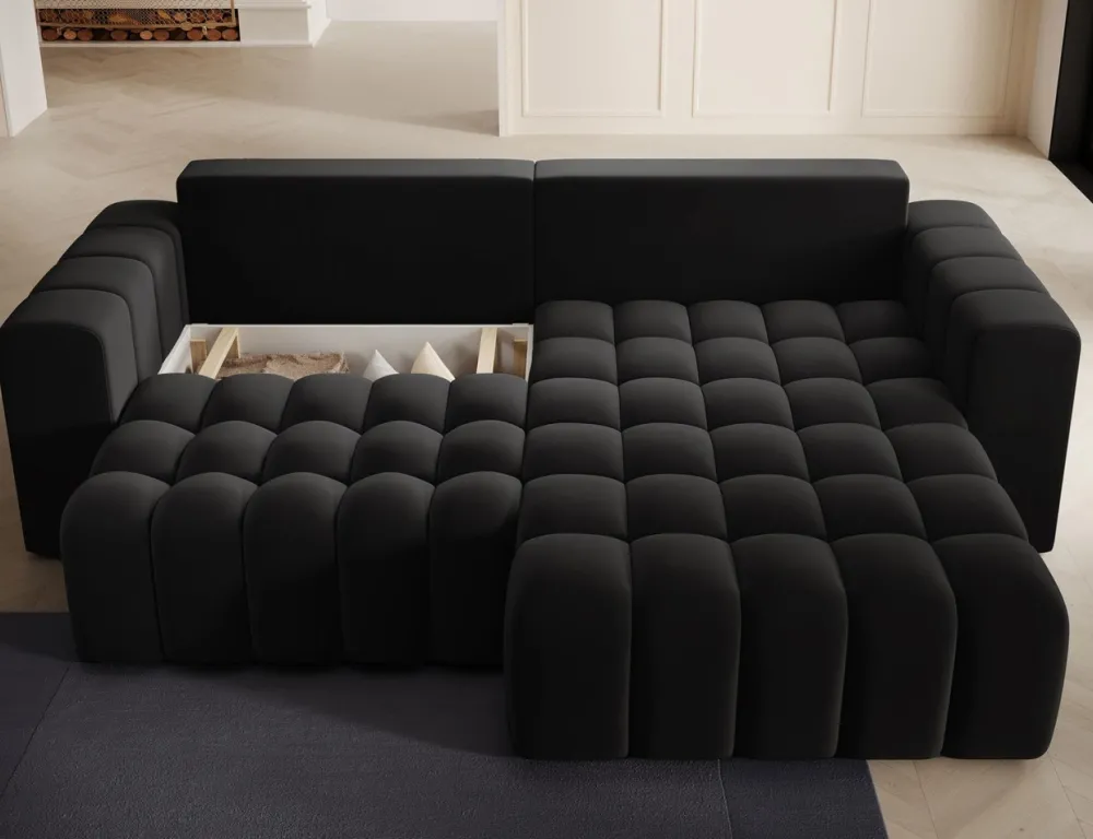 Narożnik z funkcją spania Bonett P Mat Velvet 99 * Eltap