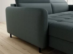 Narożnik z funkcją spania Gomsi L Manhattan 38 ciemnooliwkowy * Eltap Outlet