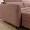 Narożnik z funkcją spania Gomsi L Raquel 24 łososiowy * Eltap