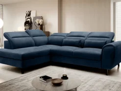 Narożnik z funkcją spania Noble L Nube 40 ciemny niebieski * Eltap Discount