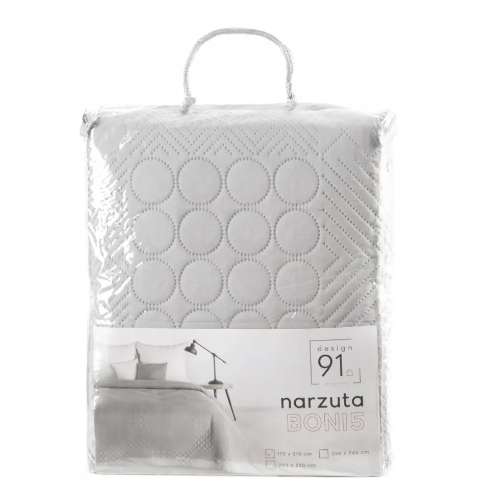 Narzuta BONI/5 170x210 biała patchwork