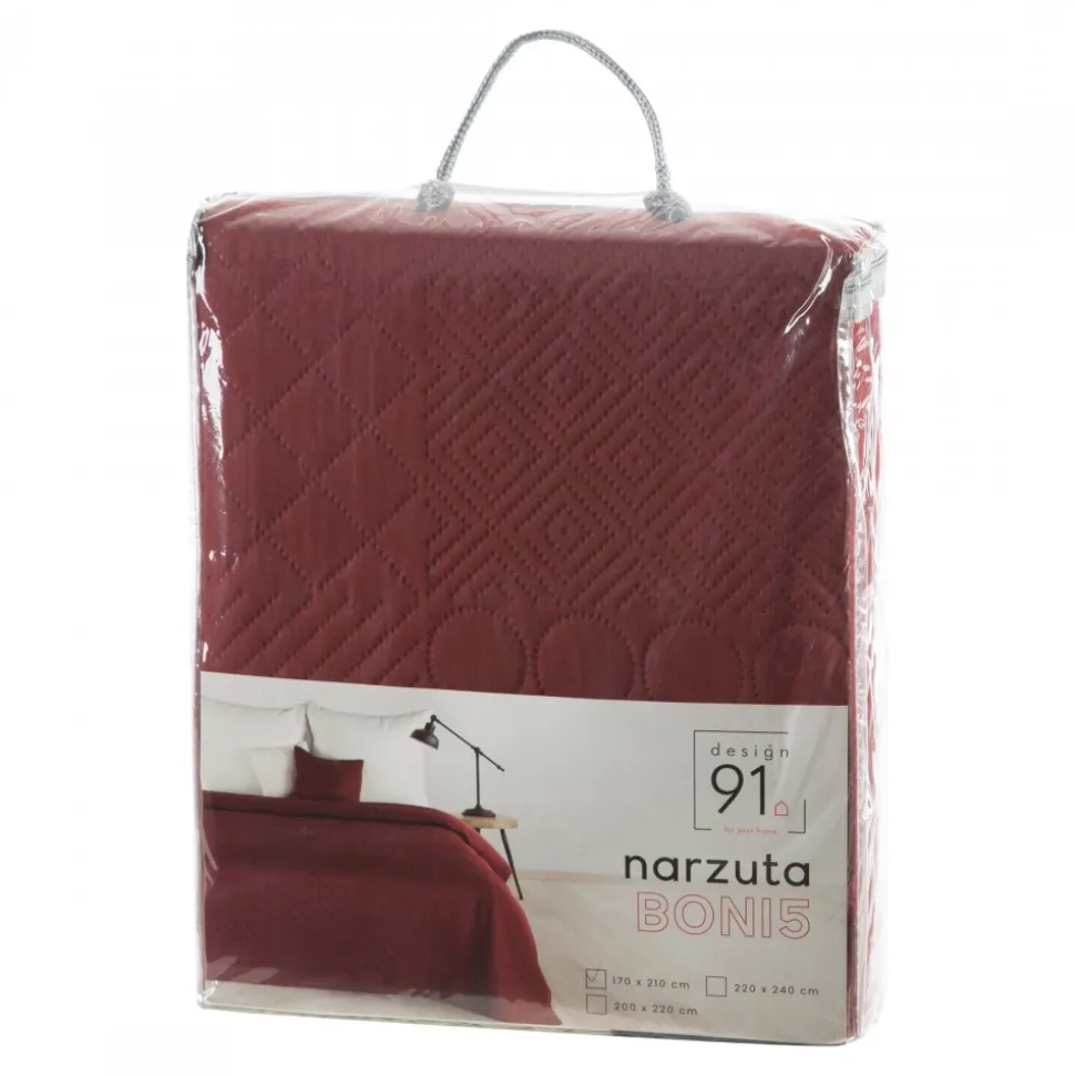 Narzuta BONI/5 220x240 ceglana patchwork