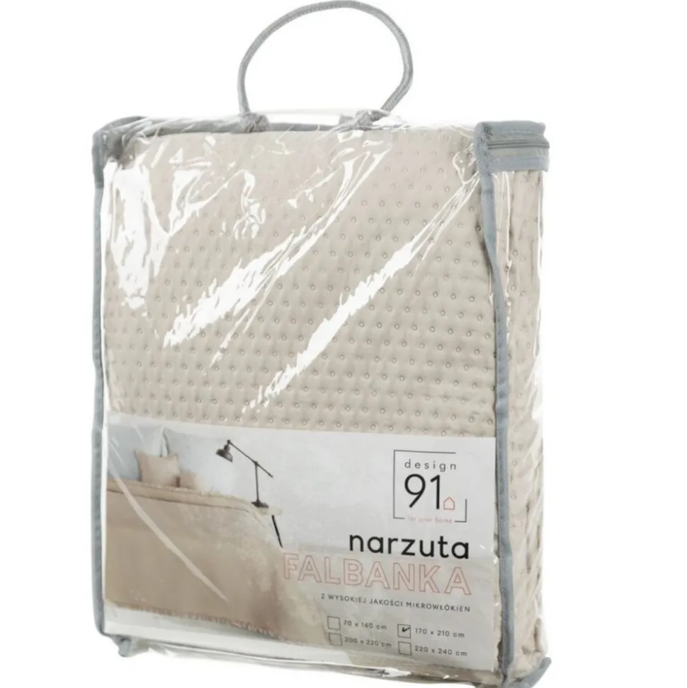 Narzuta FALBANKA 170x210 cm beż