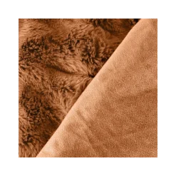 Narzuta futrzana LILY miodowa 200x220 cm