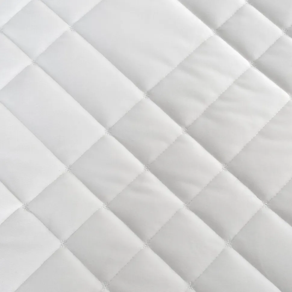 Narzuta welwetowa RIA6 200x220 cm biała