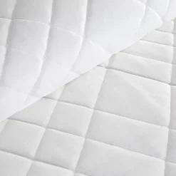 Narzuta welwetowa RIA6 200x220 cm biała