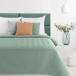Narzuta LEN/3 200x220 zielona jodełka * EUROFIRANY B.B. Choczyńscy Sp.J. Discount