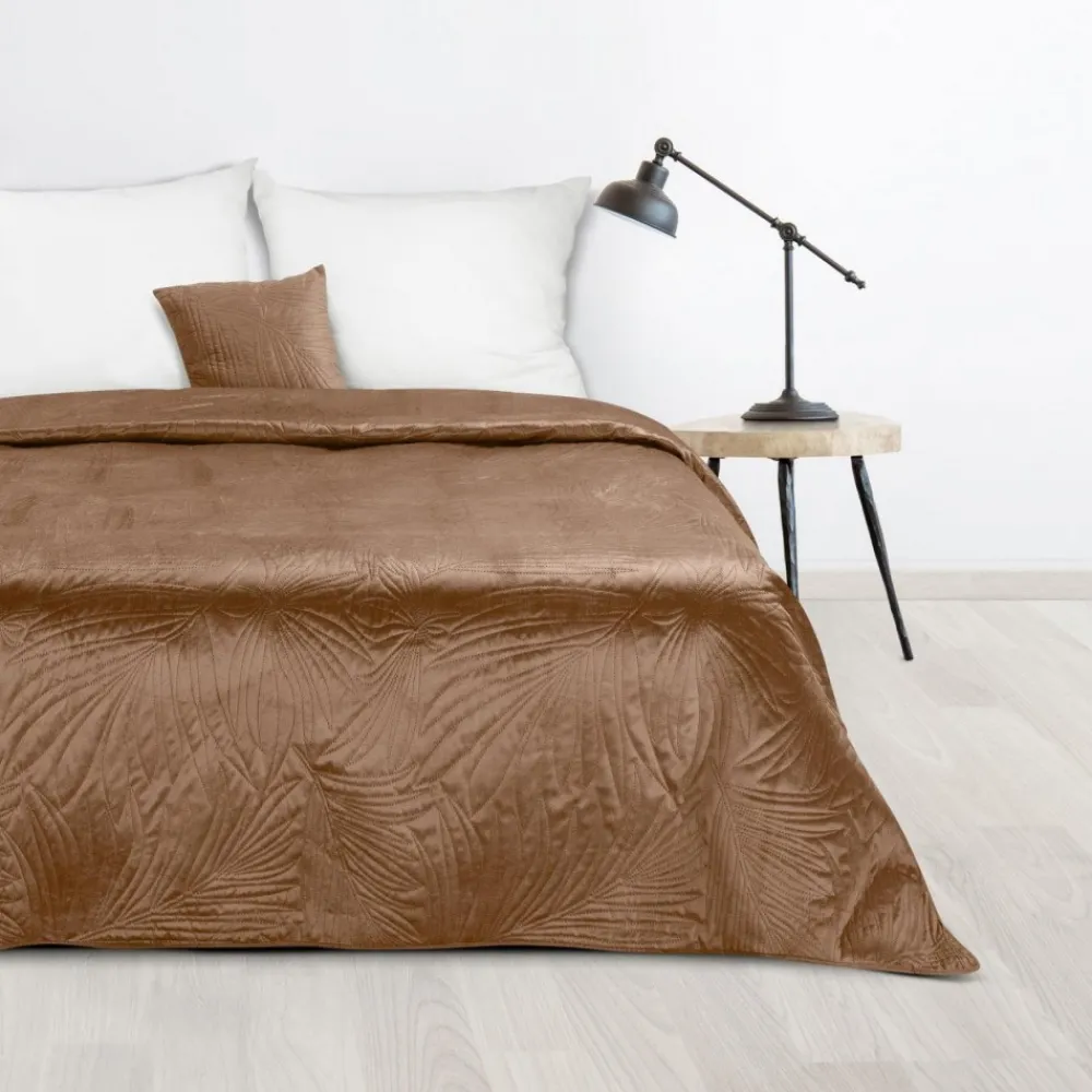 Narzuta LUIZ/4 170x210 ceglana liście palmy * EUROFIRANY B.B. Choczyńscy Sp.J. Hot