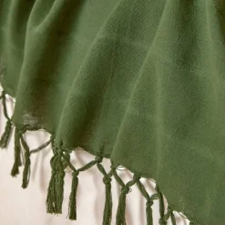 Narzuta na łóżko Anjali 230 x 250 cm khaki * Atmosphera Outlet