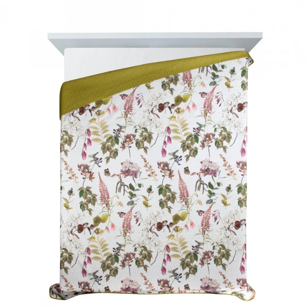 Narzuta ROSA 200x220 kwiaty gałązki * EUROFIRANY B.B. Choczyńscy Sp.J. Clearance