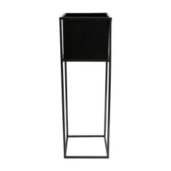 Nowoczesny kwietnik stojak czarny 70 cm LOFT