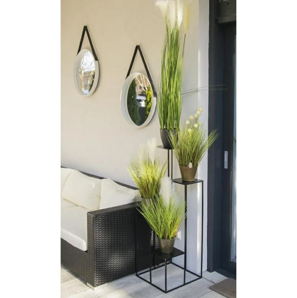 Nowoczesny kwietnik stojak czarny 110 cm LOFT