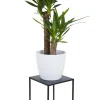 Nowoczesny kwietnik stojący 40 cm czarny LOFT