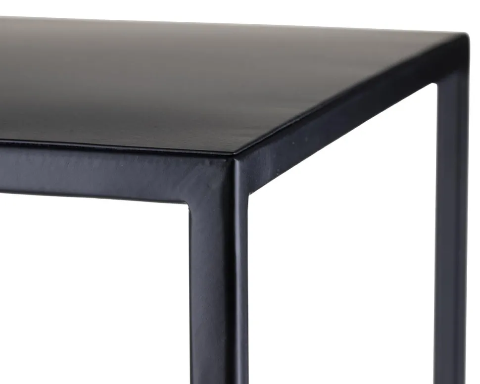 Nowoczesny kwietnik stojący 40 cm czarny LOFT