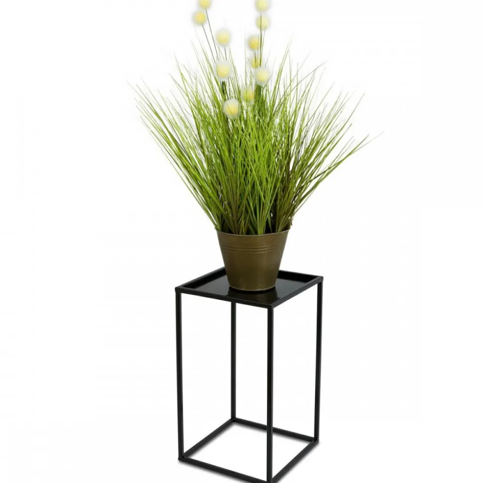 Nowoczesny kwietnik stojący 40 cm czarny
