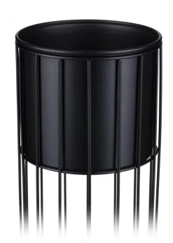 Nowoczesny kwietnik z osłonką 55 cm LOFT metalowy