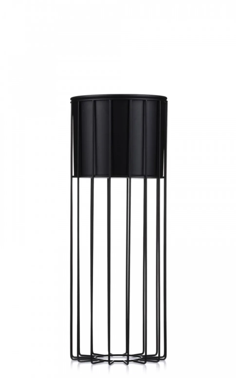 Nowoczesny kwietnik z osłonką 55 cm LOFT metalowy