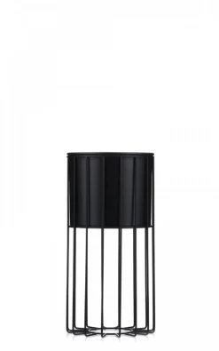 Nowoczesny kwietnik z osłonką 42 cm LOFT metalowy