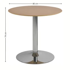 Nowoczesny okrągły stolik kawowy Ibiza 80 cm